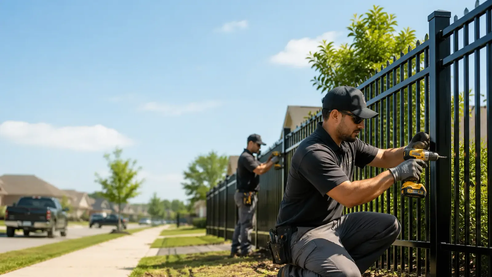 Metal Fence Installation in Louann, AR